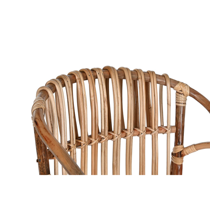 Zahradní židle Home ESPRIT Bambus Ratan 58 x 65 x 85 cm
