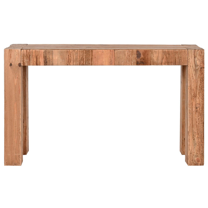 Consolă Home ESPRIT Maro Pin Lemn Reciclat 117 x 36 x 71 cm