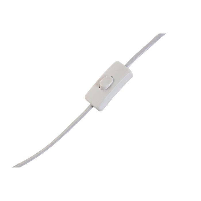 Lampă de masă Home ESPRIT Alb Auriu* Rășină Plastic 220 V 18 x 17 x 44 cm