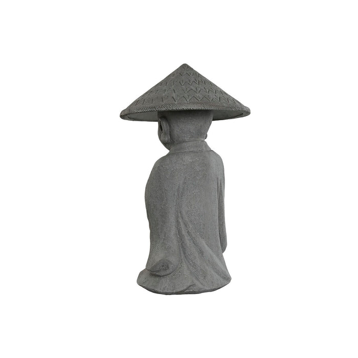 Figură Decorativă Home ESPRIT Gri Călugăr Oriental 30 x 30 x 51 cm