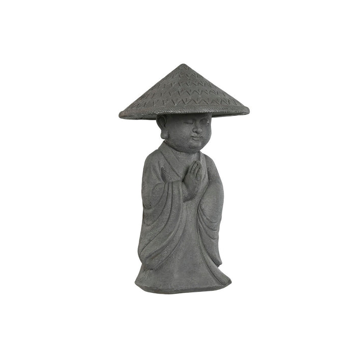 Figură Decorativă Home ESPRIT Gri Călugăr Oriental 30 x 30 x 51 cm
