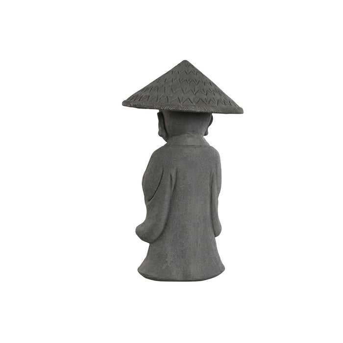 Figură Decorativă Home ESPRIT Gri Călugăr Oriental 30 x 30 x 53 cm
