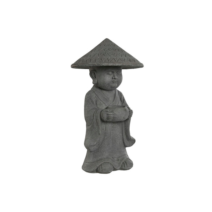 Figură Decorativă Home ESPRIT Gri Călugăr Oriental 30 x 30 x 53 cm