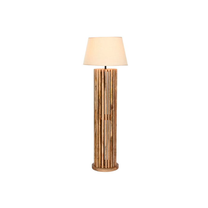 Lampă cu Picior Home ESPRIT Maro Natural Lemn de mango 220 V 25 x 25 x 102 cm