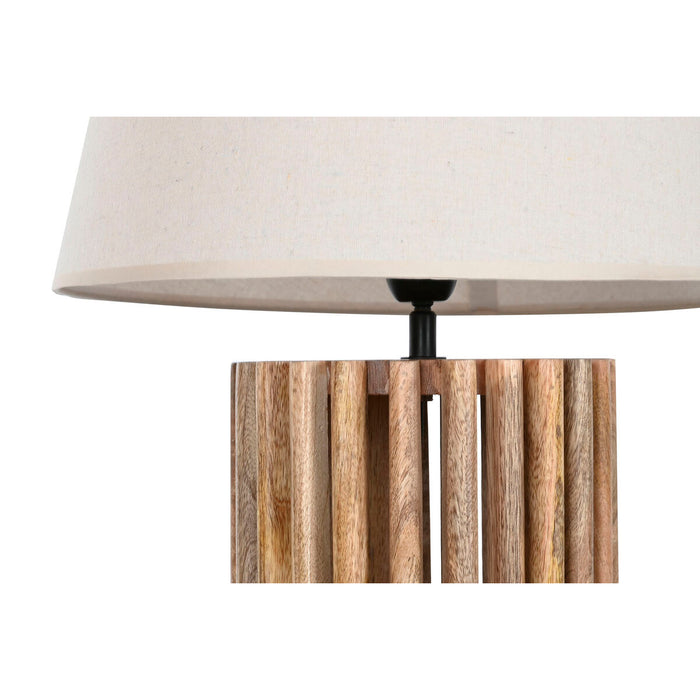 Lampă cu Picior Home ESPRIT Maro Natural Lemn de mango 220 V 25 x 25 x 102 cm