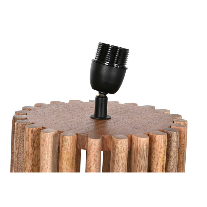 Lampă cu Picior Home ESPRIT Maro Natural Lemn de mango 220 V 25 x 25 x 102 cm