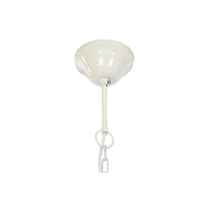 Lustră Home ESPRIT Alb Bambus Lemn de mango 50 W 48 x 48 x 57 cm