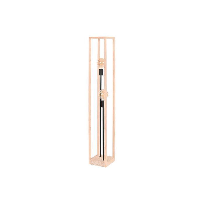 Lampă cu Picior Home ESPRIT Maro Negru Natural Lemn Fier Pin 220 V 19 x 19 x 123 cm