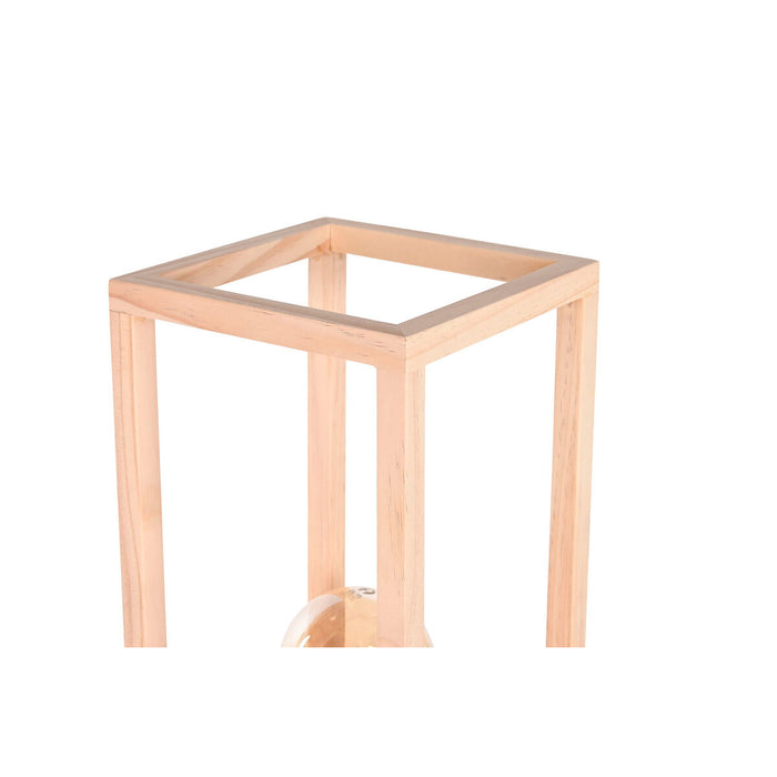 Lampă cu Picior Home ESPRIT Maro Negru Natural Lemn Fier Pin 220 V 19 x 19 x 123 cm
