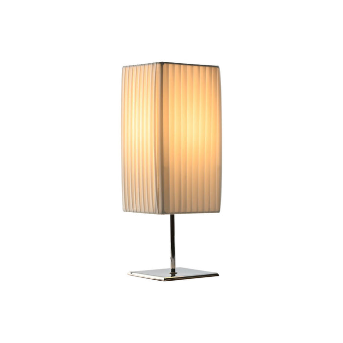 Lampă de masă Home ESPRIT Alb Argintiu Polietilenă Fier 50 W 220 V 15 x 15 x 43 cm
