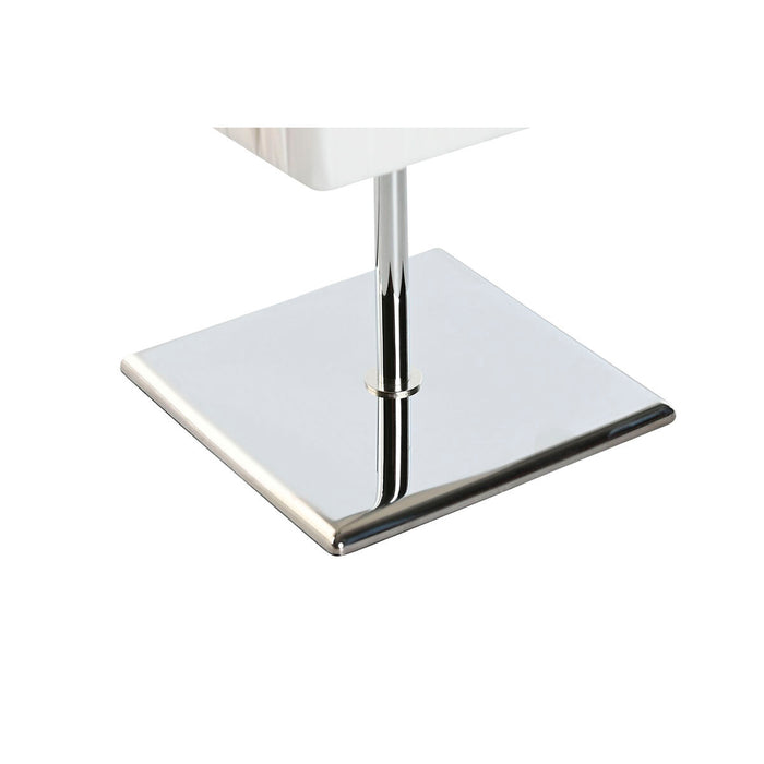 Lampă de masă Home ESPRIT Alb Argintiu Polietilenă Fier 50 W 220 V 15 x 15 x 43 cm