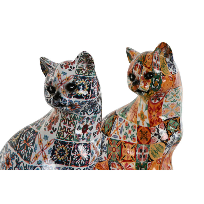 Figură Decorativă Home ESPRIT Multicolor Cric Mediterană 11 x 10 x 16 cm (2 Unități)