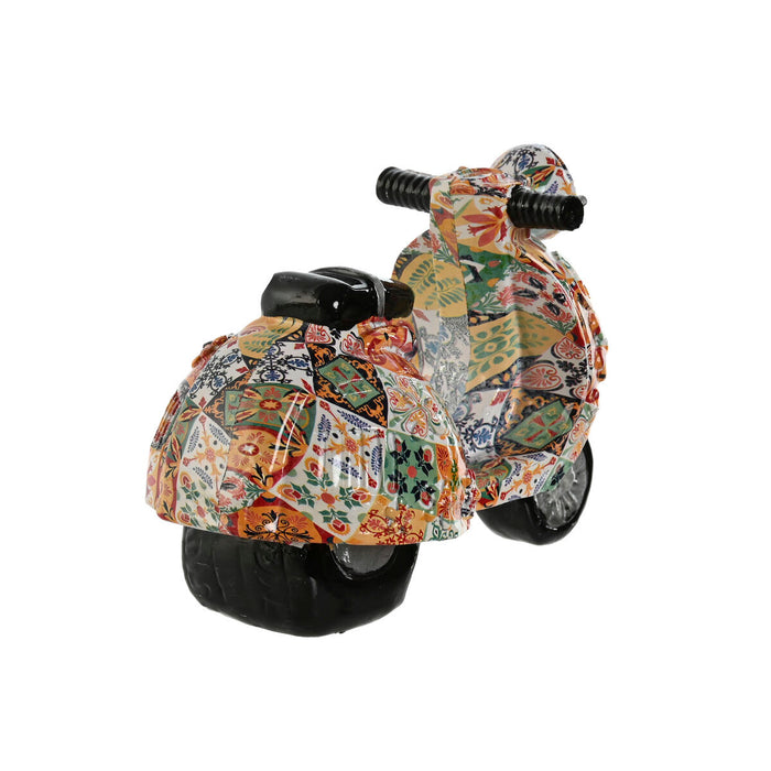 Figură Decorativă Home ESPRIT Multicolor Mediterană scooter 14 x 8 x 11 cm (2 Unități)