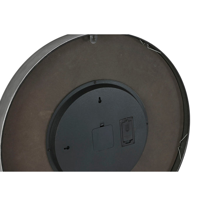 Ceas de Perete Home ESPRIT Negru Metal Geam 60 x 8 x 60 cm