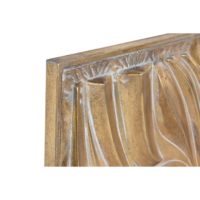 Decorațiune de Perete Home ESPRIT Auriu* 94,5 x 4,5 x 94,5 cm (2 Unități)