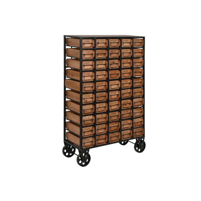 Dulap cu Sertare Home ESPRIT Metal Brad Vintage 81 x 30 x 123 cm