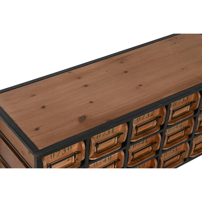 Dulap cu Sertare Home ESPRIT Metal Brad Vintage 142 x 30 x 50 cm