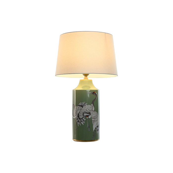Lampă de masă Home ESPRIT Alb Negru Verde Auriu* Ceramică 50 W 220 V 40 x 40 x 67 cm