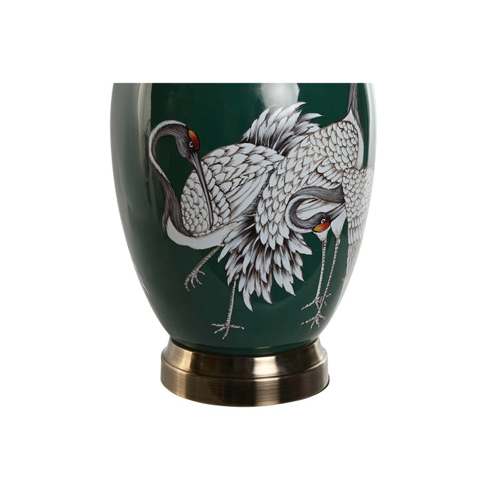 Lampă de masă Home ESPRIT Alb Verde Turquoise Auriu* Ceramică 50 W 220 V 40 x 40 x 59 cm