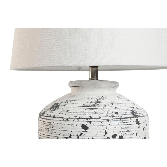 Lampă de masă Home ESPRIT Alb Negru Ceramică 50 W 220 V 36 x 36 x 58 cm