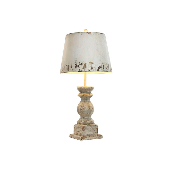 Lampă de masă Home ESPRIT Alb Metal Brad 50 W 220 V 40 x 40 x 83 cm