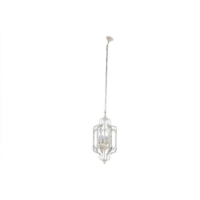 Lustră Home ESPRIT Alb Metal 39 x 34 x 75 cm