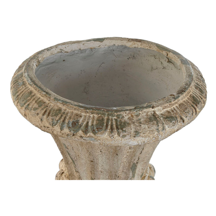 Ghiveci Home ESPRIT Alb Magneziu 39 x 39 x 52 cm
