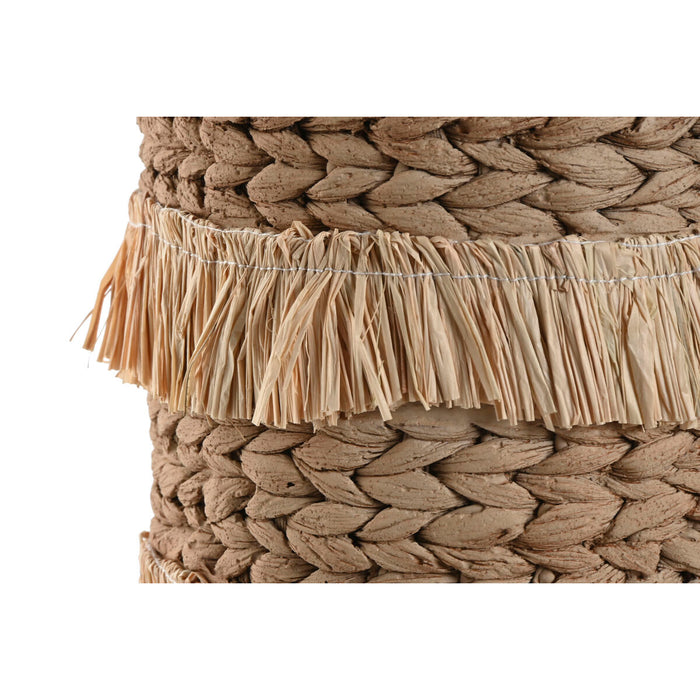 Set de jardiniere Home ESPRIT Maro Rafie Цимент Tropical 23 x 22 x 25 cm