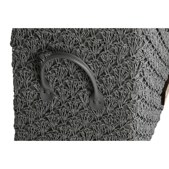 Coș pentru rufe murdare Home ESPRIT Gri deschis Lemn 43 x 34 x 50 cm 5 Piese