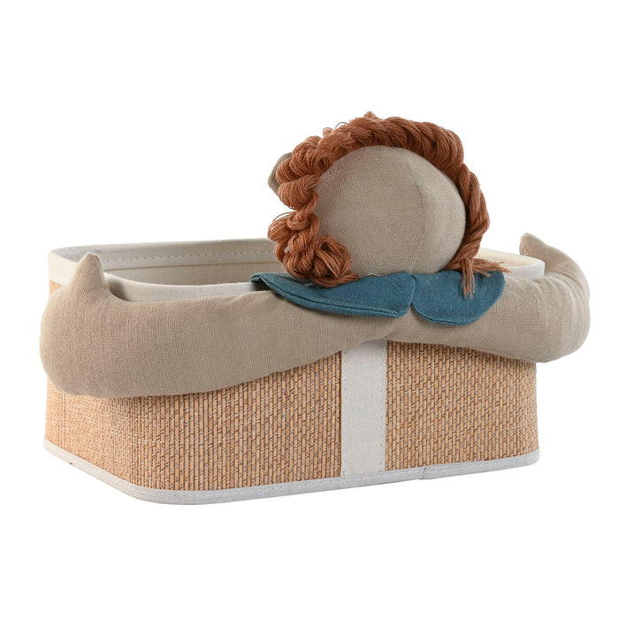Set de Coșuri Home ESPRIT Verde Natural 40 x 32 x 27 cm (2 Piese)