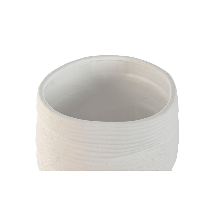 Ghiveci Home ESPRIT Alb Ceramică 29 x 29 x 27 cm