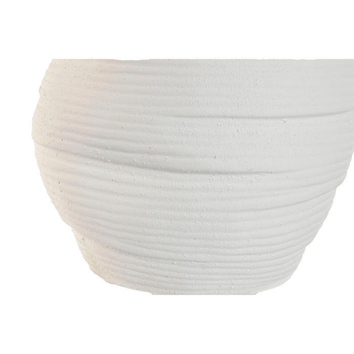 Ghiveci Home ESPRIT Alb Ceramică 29 x 29 x 27 cm
