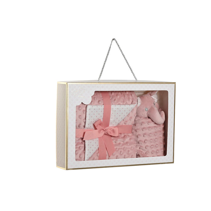 Set Cadou pentru bebeluși Home ESPRIT Albastru Verde Roz Poliester (3 Unități)