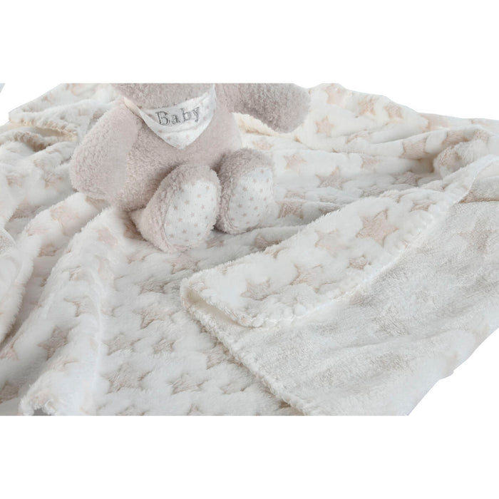 Set Cadou pentru bebeluși Home ESPRIT Albastru Bej Roz Poliester (3 Unități)