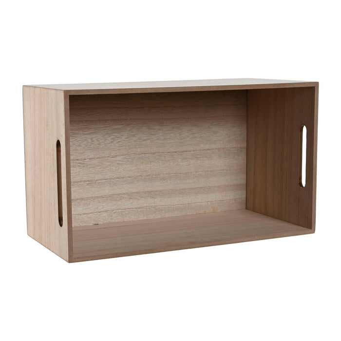 Cutie Decorativă Home ESPRIT Multicolor Natural Lemn MDF 36 x 21 x 18 cm