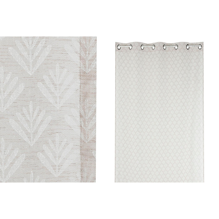 Perdea/draperie Home ESPRIT Bej Romantic 140 x 260 cm