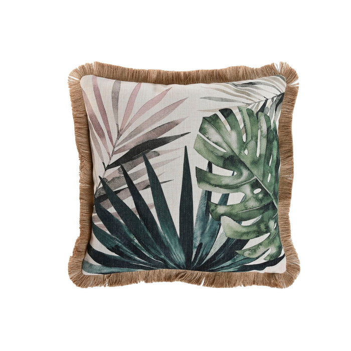 Pernă Home ESPRIT Franjuri Tropical 45 x 45 cm