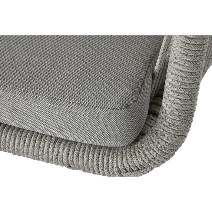 Canapea de grădină Home ESPRIT Alb Gri Aluminiu ratan sintetic 57 x 63 x 84 cm