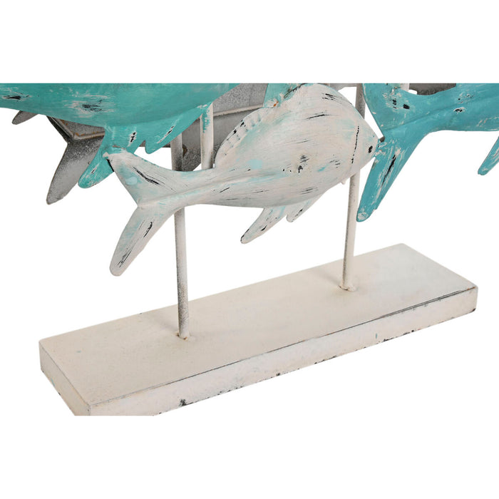 Figură Decorativă Home ESPRIT Mediterană Pești 60 x 15 x 53 cm