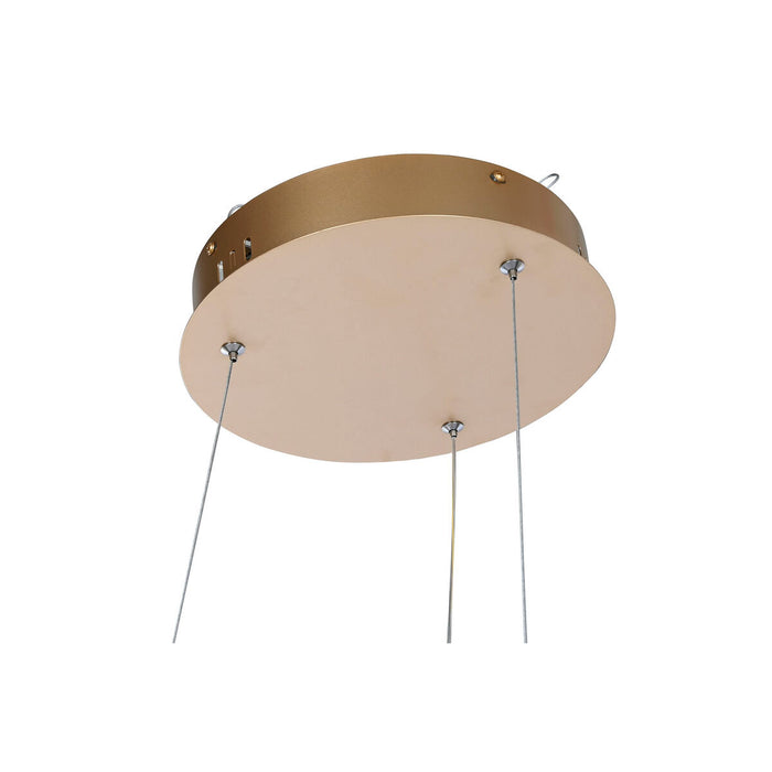 Lustră Home ESPRIT Alb Auriu* Silicon Aluminiu 55 W 80 x 80 x 20 cm