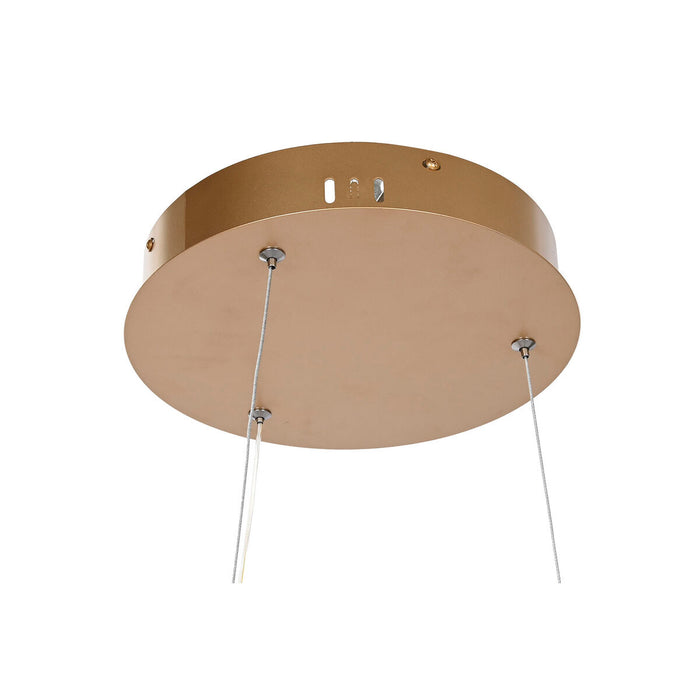 Lustră Home ESPRIT Alb Auriu* Silicon Aluminiu 55 W 40 x 40 x 42 cm