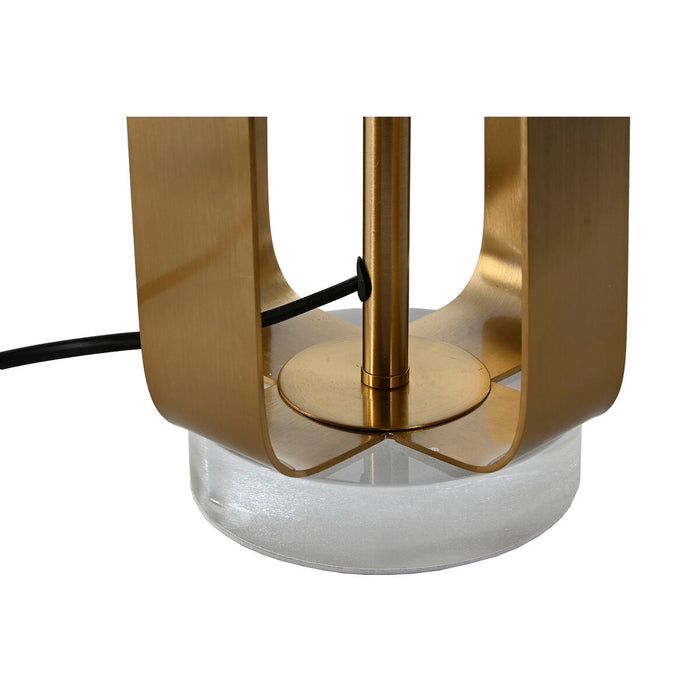 Lampă de masă Home ESPRIT Alb Auriu* Fier 50 W 220 V 35 x 35 x 78 cm