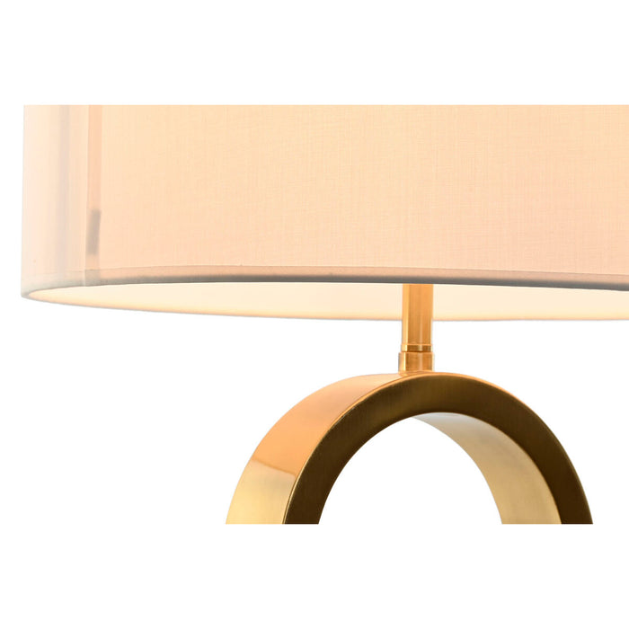 Lampă de masă Home ESPRIT Alb Auriu* Marmură Fier 50 W 220 V 38 x 38 x 70 cm