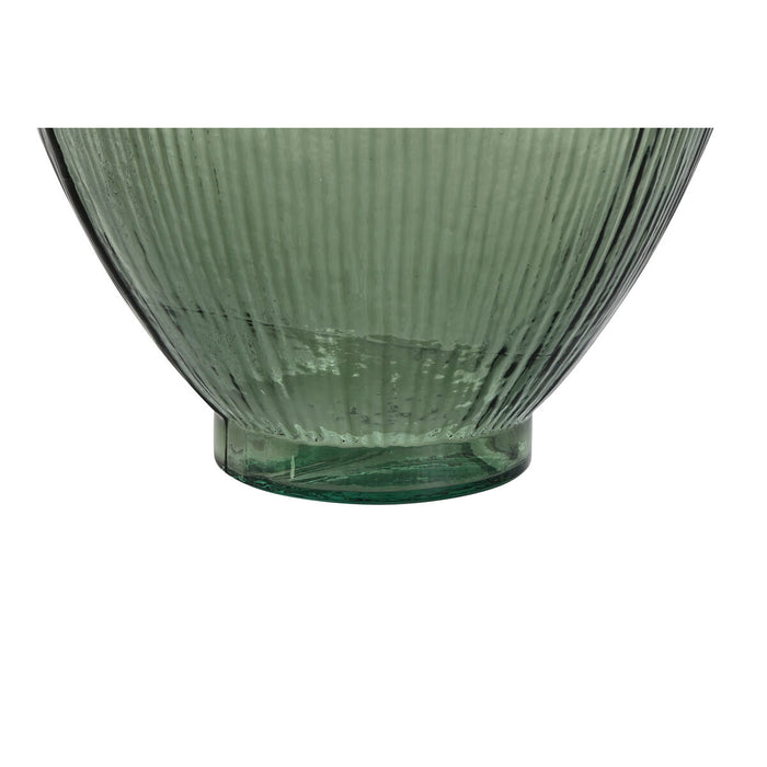 Vază Home ESPRIT Verde Sticlă reciclată 30 x 30 x 59 cm
