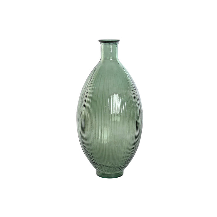 Vază Home ESPRIT Verde Sticlă reciclată 30 x 30 x 59 cm