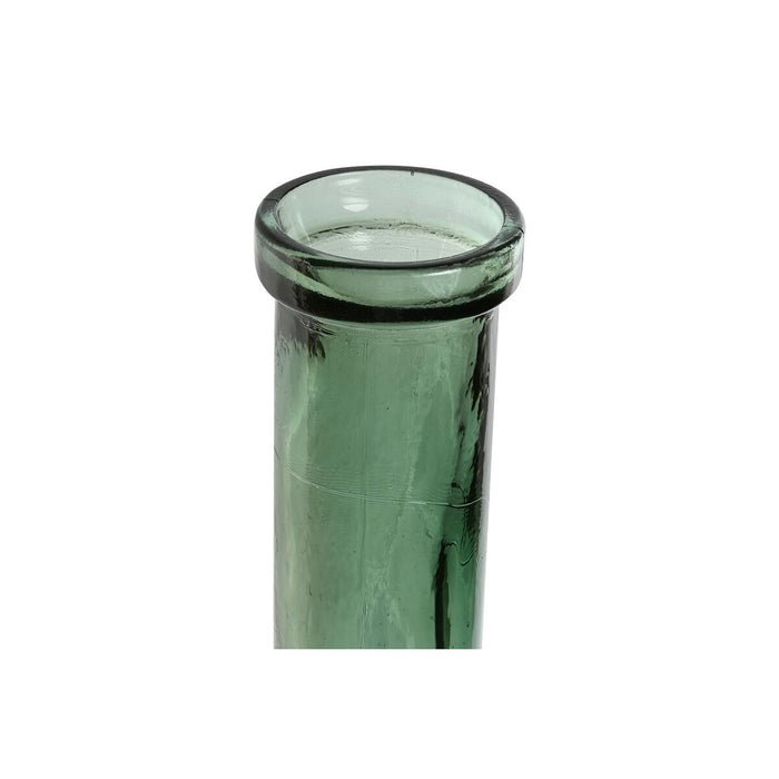 Vază Home ESPRIT Verde Sticlă reciclată 26,5 x 26,5 x 75 cm