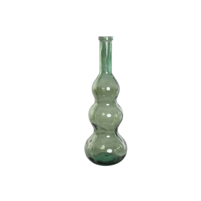 Vază Home ESPRIT Verde Sticlă reciclată 26,5 x 26,5 x 75 cm