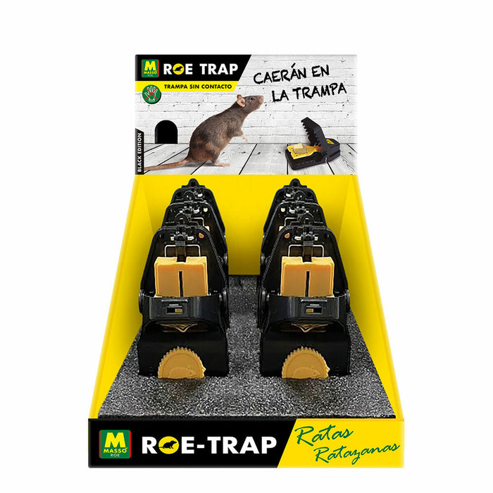 Capcană pentru șoareci Massó Roe-Trap Black Edition 231702 15,2 x 8 x 7,3 cm