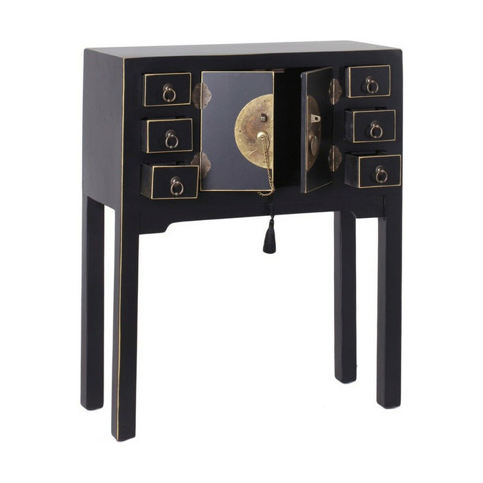 Mobilier pentru Hol ORIENTE 63 x 26 x 80 cm Negru Lemn