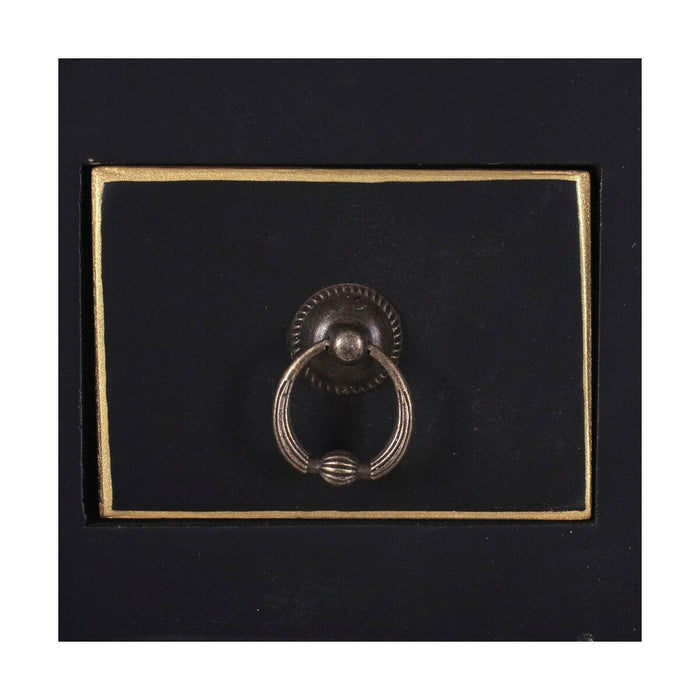 Mobilier pentru Hol ORIENTE 63 x 26 x 80 cm Negru Lemn